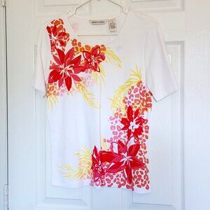 DRAPERS & DAMONS, DESIGNER TOP WITH SEQUINS